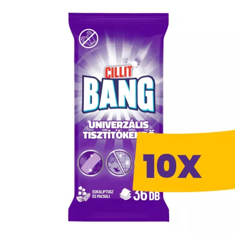 Cillit Bang tisztító kendő 36db (Karton - 10 csomag)