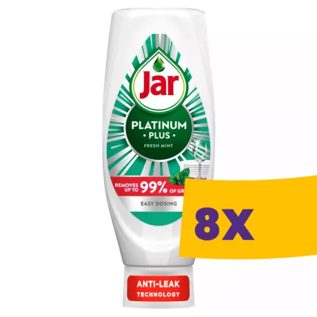 Jar Platinum Plus kézi mosogatószer Fresh Mint 660ml (Karton - 8 db)