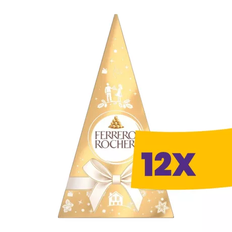 Ferrero Rocher Karácsonyi piramis 75g (Karton - 12 db)