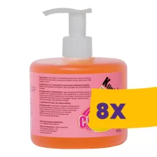   CC Kliniko-Soft fertőtlenítő kéztisztító pumpás folyékony szappan 500ml (Karton - 8 db)