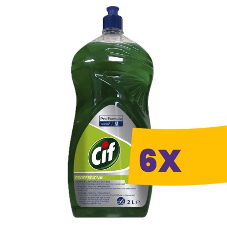 Cif Pro Formula Hand Dishwash folyékony kézi mosogatószer Lemon 2L (Karton - 6 db)
