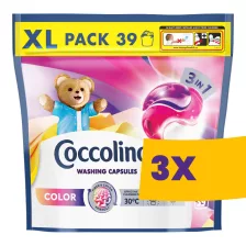   Coccolino Care mosókapszula Color, színes ruhákhoz 39db (Karton - 3 csomag)