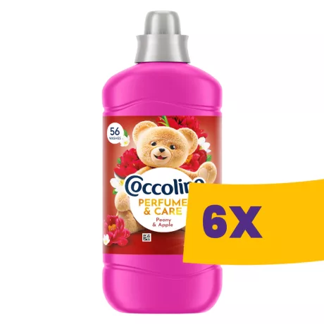 Coccolino Perfume & Care öblítő Peony & Apple - 56 mosás 1288ml (Karton - 6 db)