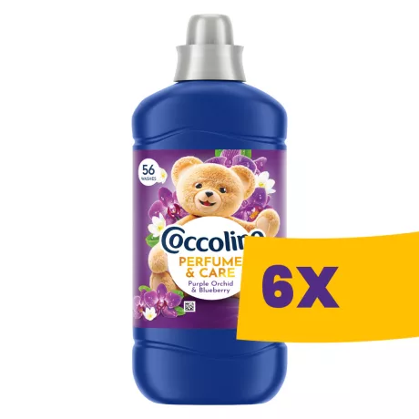 Coccolino Perfume & Care öblítő Purple Orchid & Blueberry - 56 mosás 1288ml (Karton - 6 db)