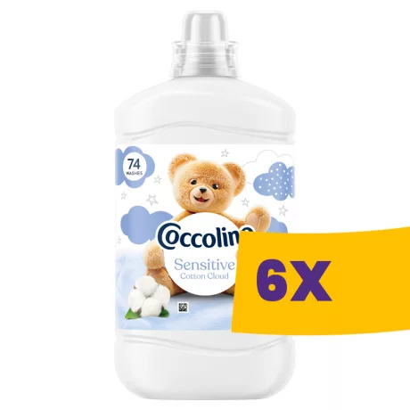 Coccolino Sensitive öblítő Cotton Cloud - 74 mosás 1702ml (Karton - 6 db)