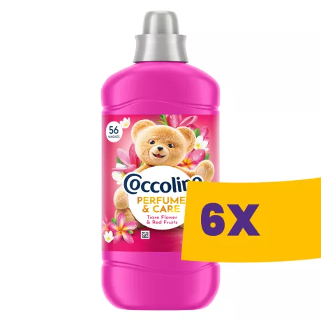 Coccolino Perfume & Care öblítő Tiare Flower & Red Fruits - 56 mosás 1288ml (Karton - 6 db)