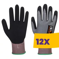   Portwest CT65 PRX Cut VHR Nitril hab vágásbiztos védőkesztyű szürke (Karton - 12 pár)