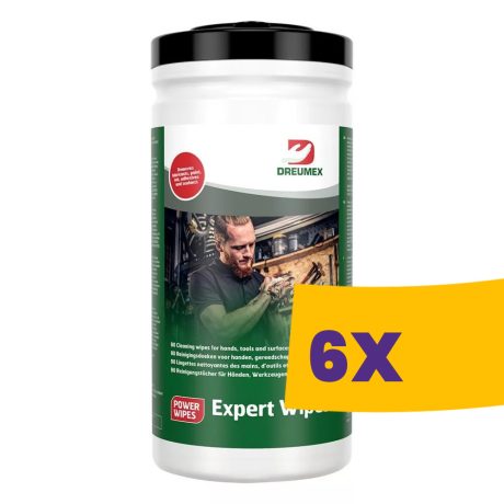 Dreumex Expert Wipes ipari nedves törlőkendő 90 lapos (Karton - 6 csomag)