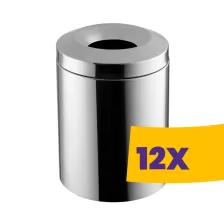   Dayco rozsdamentes acél tűzálló szemetes 5L (Karton - 12 db)
