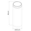 Dayco rozsdamentes acél billenőfedeles szemetes 12L (Karton - 6 db)