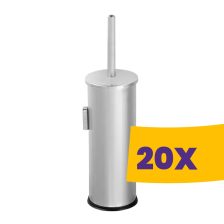   Dayco WC kefe rozsdamentes acél, falra szerelhető (Karton - 20 db)