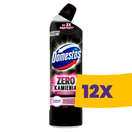 Domestos Zero vízkőoldó wc tisztító gél Pink 750ml (Karton - 12 db)