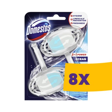 Domestos WC illatosító rúd kosaras 3in1 2db-os (Karton - 8 csomag)