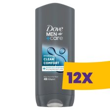   Dove Men+Care tusfürdő Clean Comfort 400ml (Karton - 12 db)