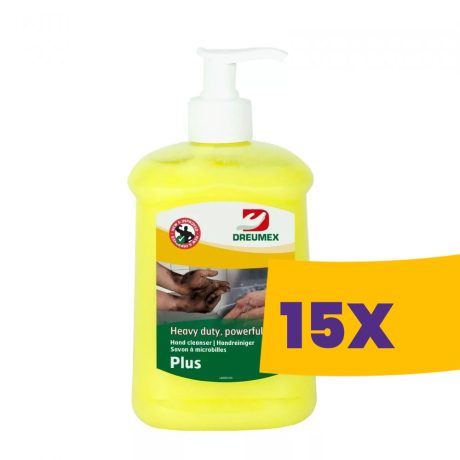 Dreumex Plus One2Clean oldószermentes ipari kéztisztító pumpás 500ml (Karton - 15 db)