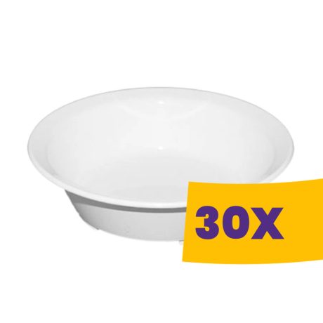 Műanyag tál (Karton - 30 db)