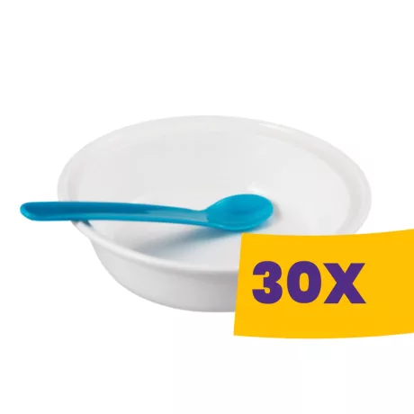 Műanyag salátás tál (Karton - 30 db)
