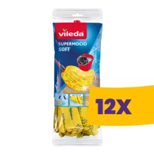   Vileda Supermocio Soft gyorsfelmosó fej 30% mikroszállal (pattintós) (Karton - 12 db)