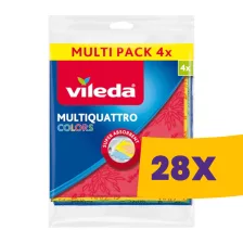 Vileda Multi Quattro törlőkendő 3+1db (Karton - 28 csg)