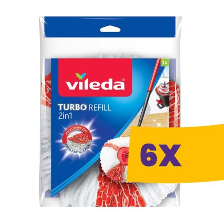 Vileda Turbo 2in1 felmosófej - pedálos felmosó szetthez (Karton - 6 db)