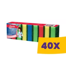 Vileda Rainbow mosogatószivacs 9db (Karton - 40 csg)
