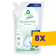   Frosch Senses folyékony szappan utántöltő Sensitive Panthenollal 500ml (Karton - 8 db)