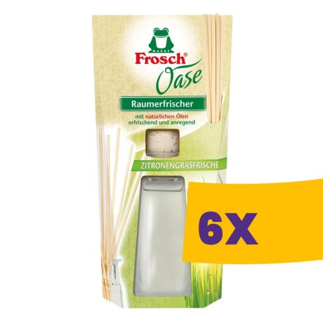 Frosch Oase pálcikás légfrissítő Citromfű 90ml (Karton - 6 db)