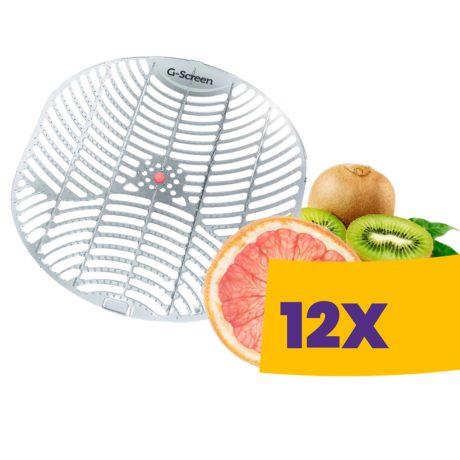 G-Screen Grapefruit - Kiwi - Grépfrút - kivi illatú piszoár rács 30 napos (Karton - 12 db)