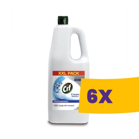 Cif Pro Formula Cream 2L - Karcmentesen tisztító folyékony súrolószer (Karton - 6 db)