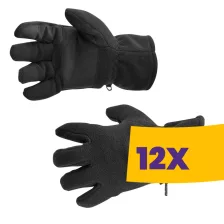  Portwest GL12 Polár Insulatex kesztyű fekete (Karton - 12 pár)