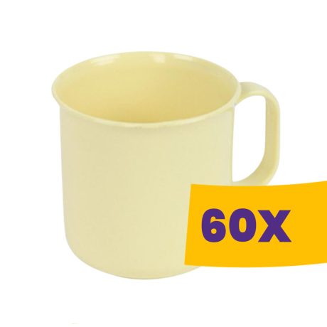 Műanyag füles bögre 200ml (Karton - 60 db)