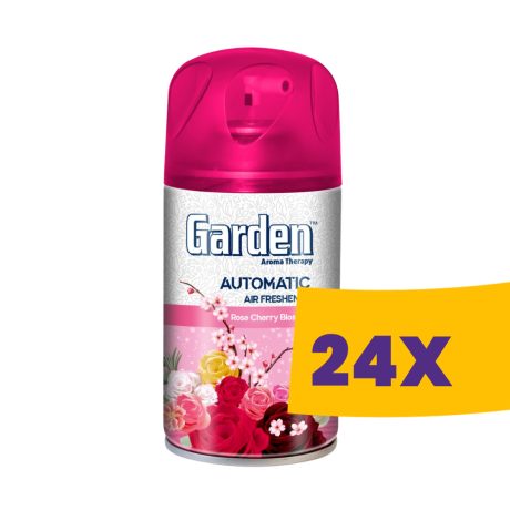 Garden elektromos légfrissítő utántöltő Rose & Cherry blossom 260ml (Karton - 24 db)