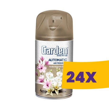 Garden elektromos légfrissítő utántöltő Vanília & Magnólia & Orchidea 260ml (Karton - 24 db)