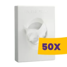   Intim higiéniai tasak, zacskó adagoló műanyag Fehér (Karton - 50 db)