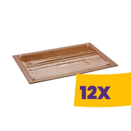 MDF patkányfogó ragasztós csapda 2db (Karton - 12 csomag)