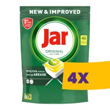  Jar Original All in One mosogatógép tabletta Lemon 46db (Karton - 4 csomag)