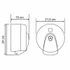 Vialli Feedpoint laponkénti adagolású tekercses WC papír adagoló Fehér 19cm átm. (Karton - 16 db)