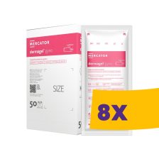   Mercator Dermagel Gyno steril sebészeti púdermentes latex kesztyű nőgyógyászati, hosszított 50 pár (Karton - 8 csomag)