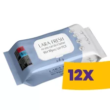   Lara Fresh Sky nedves kozmetikai törlőkendő 120db (Karton - 12 csomag)