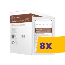   Mercator Comfort steril sebészeti púdermentes latex kesztyű 50 pár (Karton - 8 csomag)