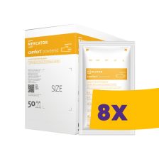  Mercator Comfort steril sebészeti púderezett latex kesztyű 50 pár (Karton - 8 csomag)