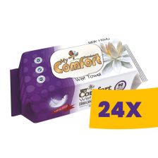   My Comfort nedves törlőkendő visszazárható 90db (Karton - 24 csomag)