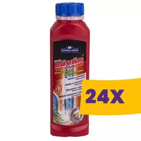 Szuper Búvár lefolyócső tisztító por 4in1 meleg vizes 200g (Karton - 24 db)