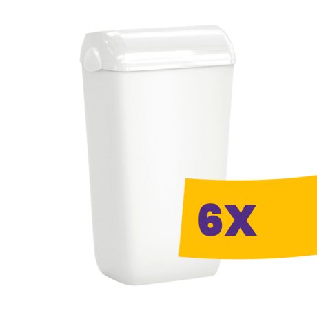 Mar Plast falra szerelhető szemetes Fehér 23L (Karton - 6 db)