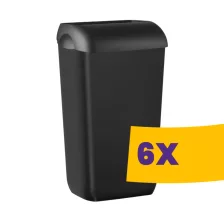   Mar Plast falra szerelhető szemetes Fekete 23L (Karton - 6 db)