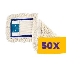   Ideal mophuzat füles és zsebes, pamut 50cm (Karton - 50 db)