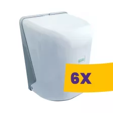   Vialli Maxi zárható belsőmagos törlőpapír adagoló Fehér 19cm átm. (Karton - 6 db)