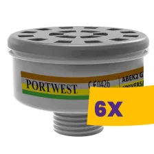   Portwest P926 ABEK2 Filter univerzális csatlakozás 4db (Karton - 6 csomag)