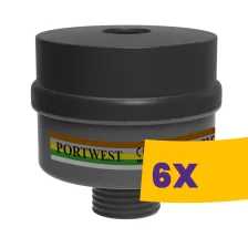   Portwest P976 ABEK2P3 kombinált szűrő, univerzális csatlakozás 4db (Karton - 6 csomag)