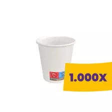 Papírpohár fehér - 60mm 100ml (Karton - 1000 db)